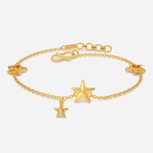 Shooting Star Gold Bracelets