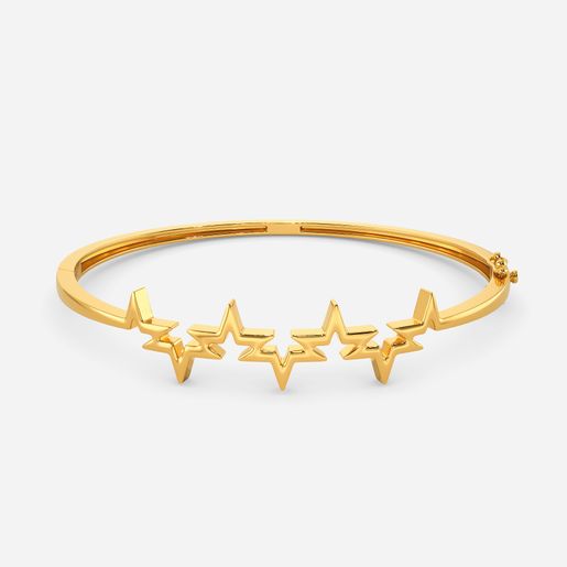 Astro Story Gold Bangles