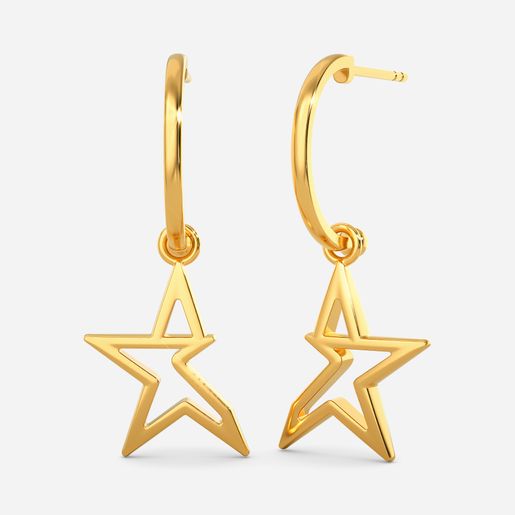 Astro Story Gold Earrings