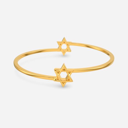 Galactic Gala Gold Bangles
