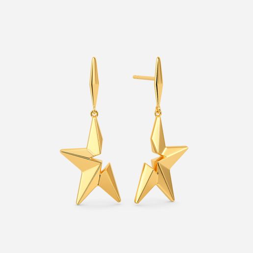 Celestial Celebration Gold Earrings