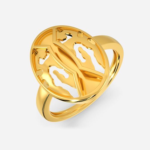 Spot Me Gold Rings