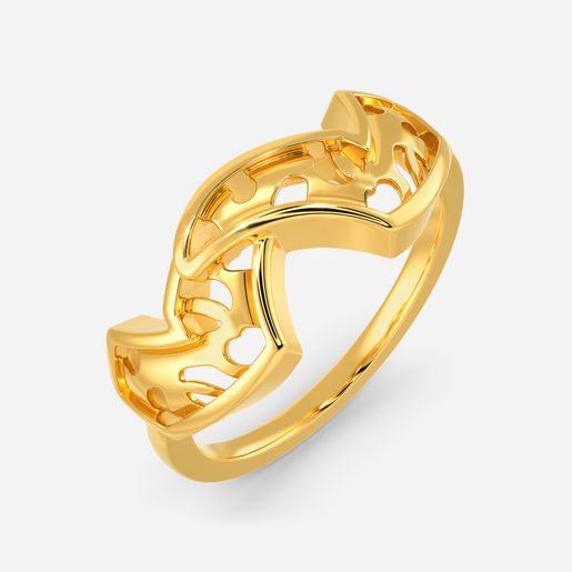 Jungle Soiree Gold Rings