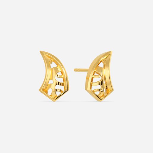 Jungle Soiree Gold Earrings
