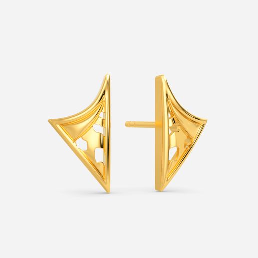 Fierce Spots Gold Earrings