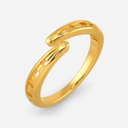 Jungle Cat Gold Rings