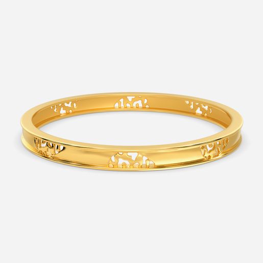 Jungle Cat Gold Bangles