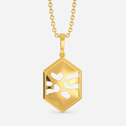 Ferocious Kitty Gold Pendants