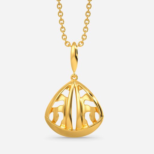 Neo Leopard Gold Pendants