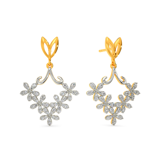 Spark of Romance  Diamond Earrings
