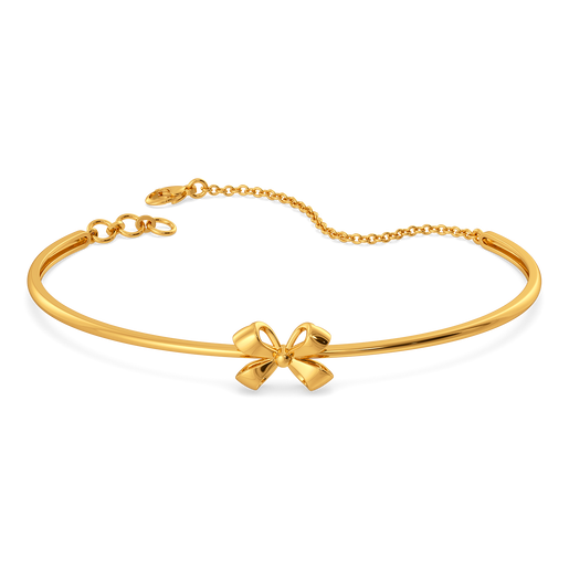 Dreamy Ribbons Gold Bangles