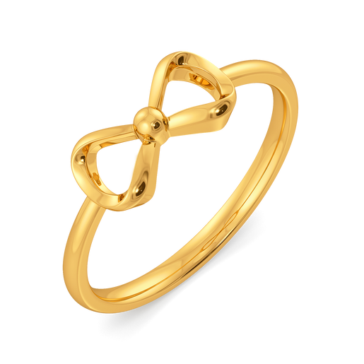 Poetic Beauty Gold Rings