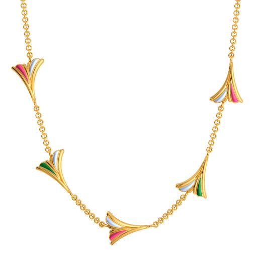Groovy Drama Gold Necklaces