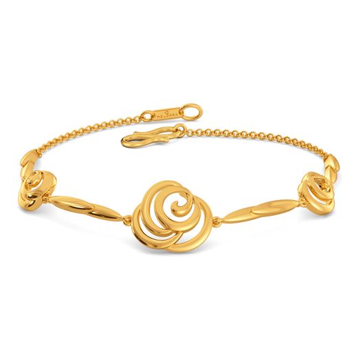 Fierce Flora Gold Bracelets