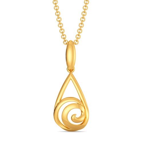 Fierce Flora Gold Pendants
