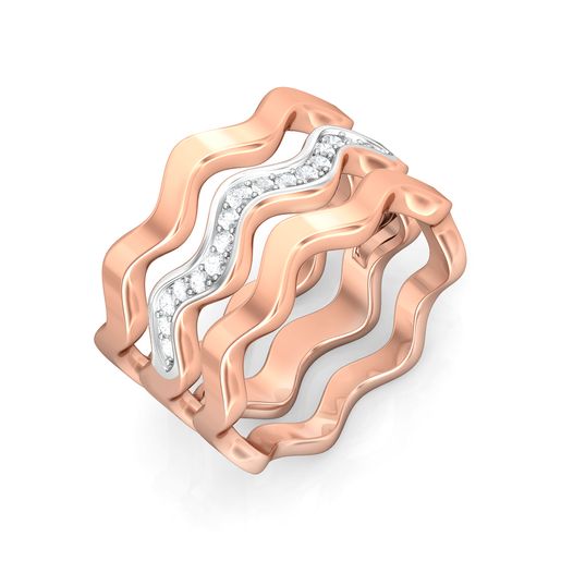 Clam Shell Diamond Rings