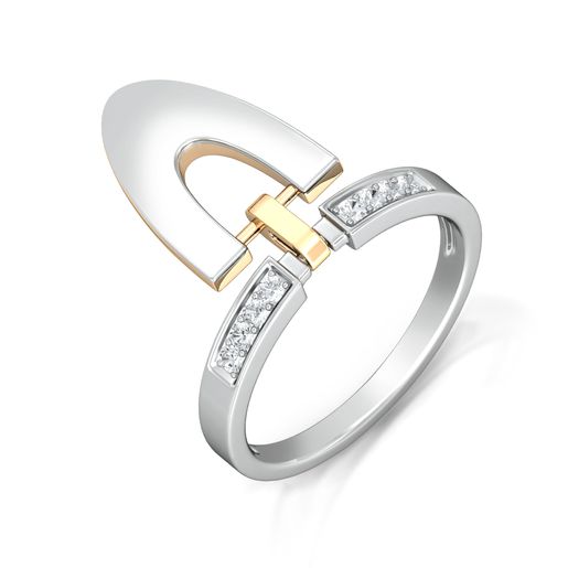 Buckle Up Diamond Rings