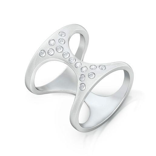 I-Beam Diamond Rings