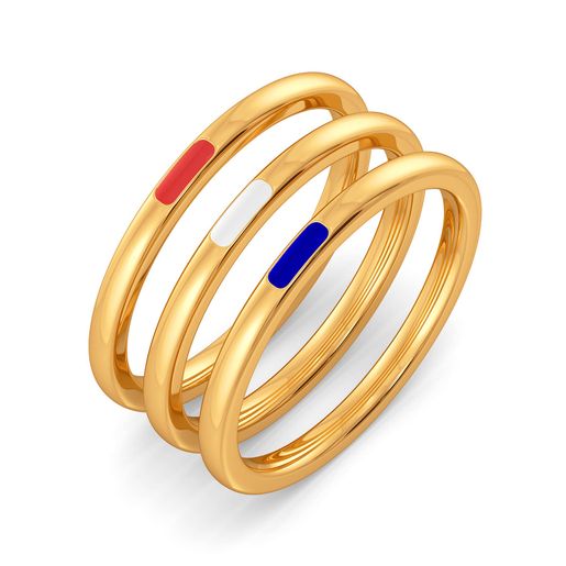A Prep Step Gold Rings