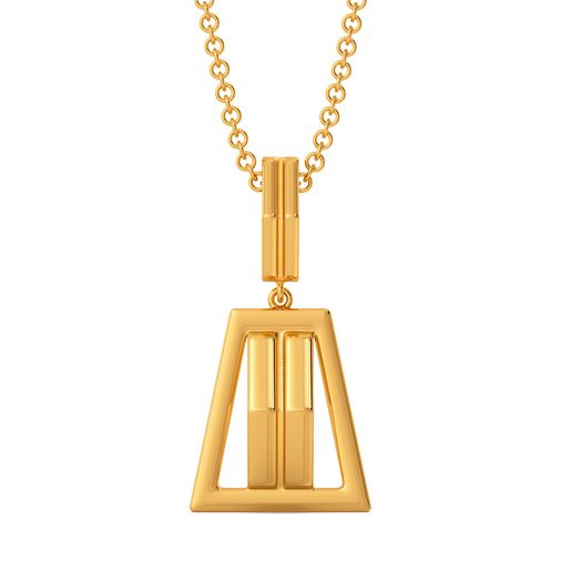 Strong Shoulders Gold Pendants