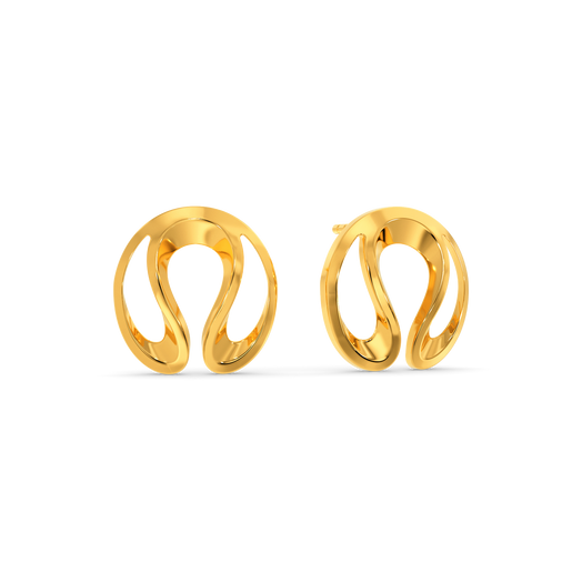 Supersize Your Style Gold Earrings