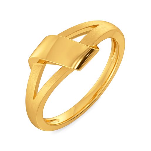 Femme Fiery Gold Rings