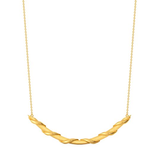 Elevated Edge Gold Necklaces