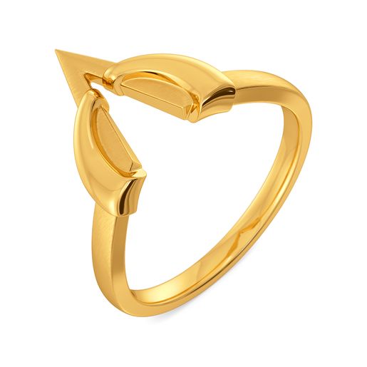 Damsel in Charge Gold Rings