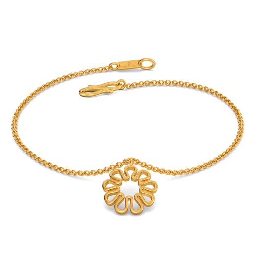 Knot in Knit Gold Bracelets
