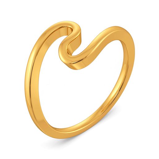 Wale Weaves Gold Rings