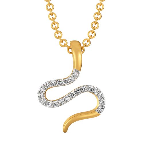 Twirled Purl Diamond Pendants