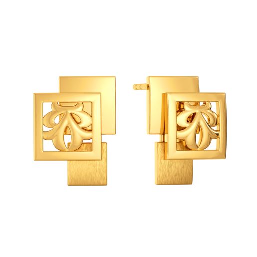 Collar Crowd Gold Earrings