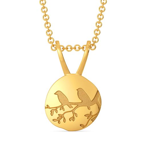 Nature At Work Gold Pendants