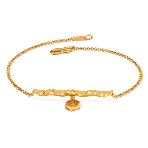 Rose Repurposed Gold Bracelets