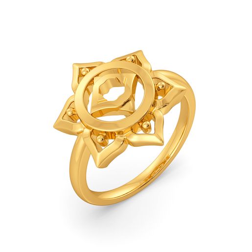 Calm N Easy Gold Rings