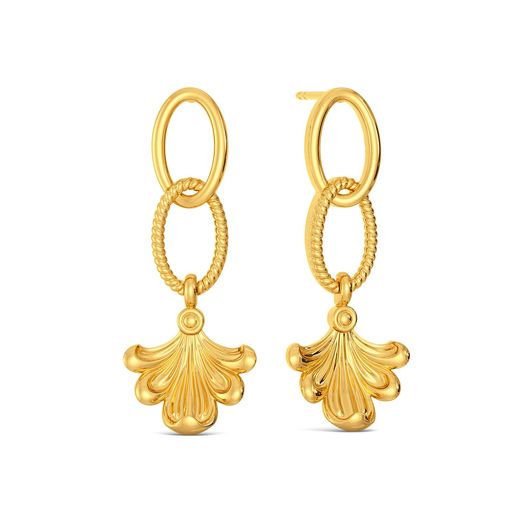 Bare Flair Gold Drop Earring