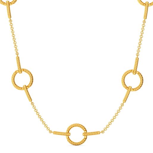 Ring N rope Gold Necklaces