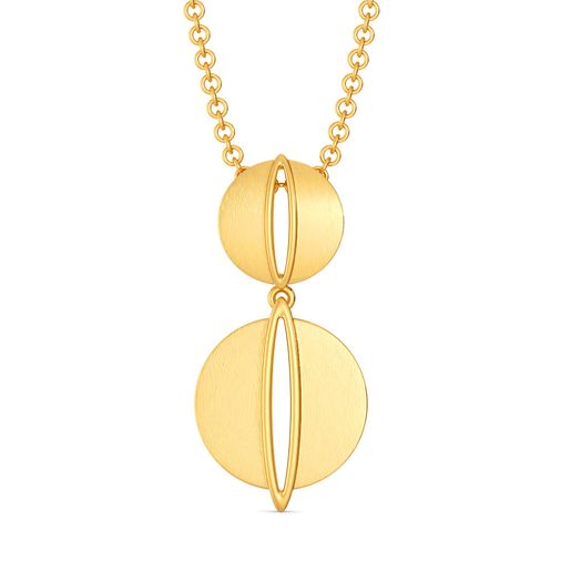 Sequin Checklist Gold Pendants