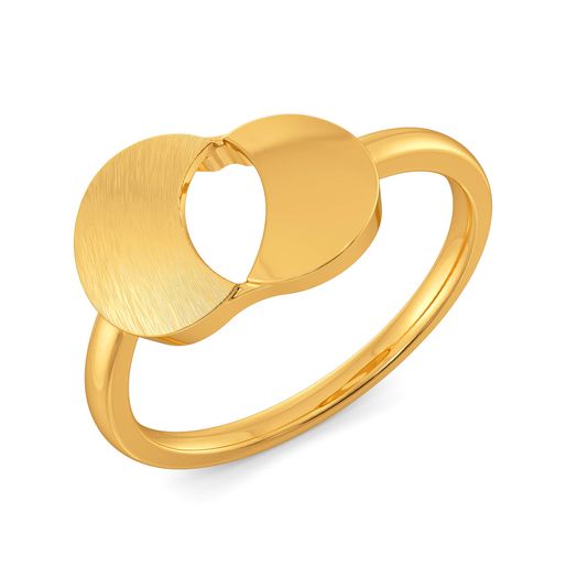 Power Sequins Gold Rings