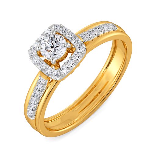Solitaire Charm Diamond Rings