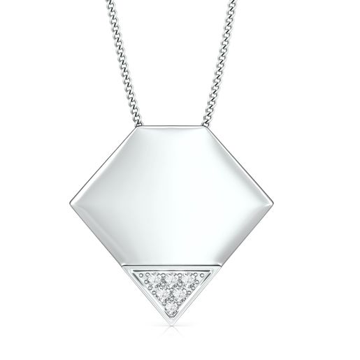 Polygon Diamond Pendants