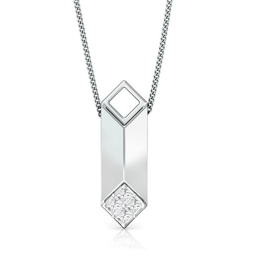 Constructive edge Diamond Pendants