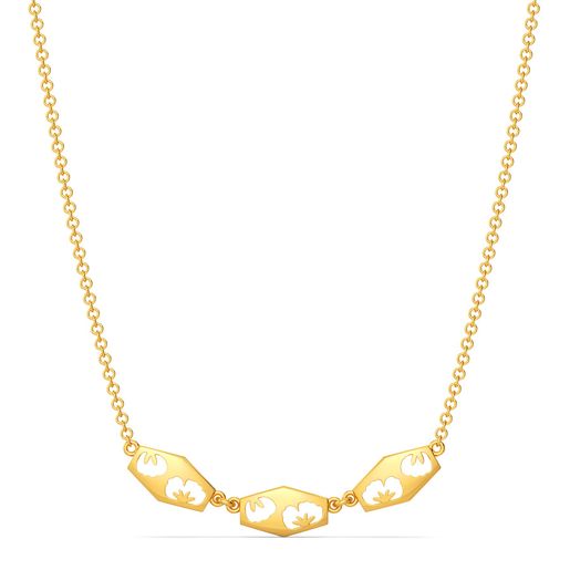 Scarf Knots Gold Necklaces