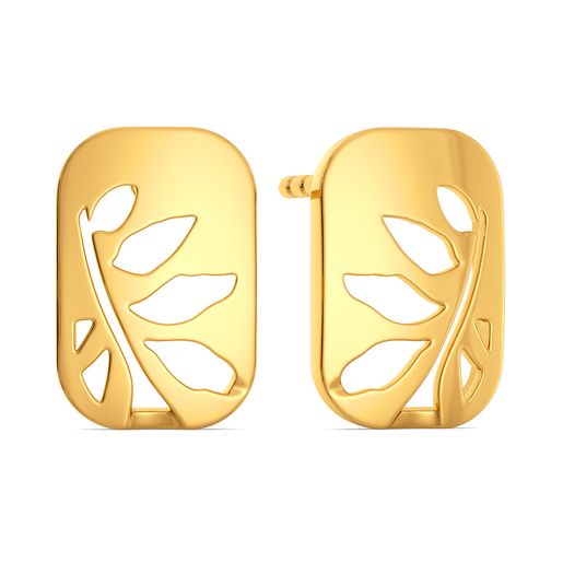 Silky Slinky Gold Earrings
