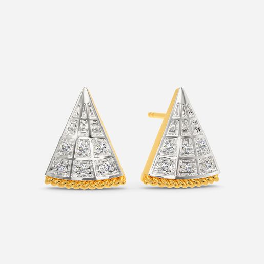 Retro Escape Diamond Earrings
