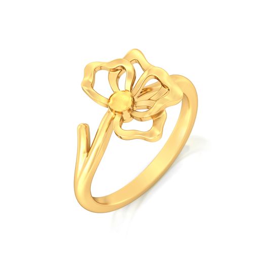 Sunny Side Up Gold Rings