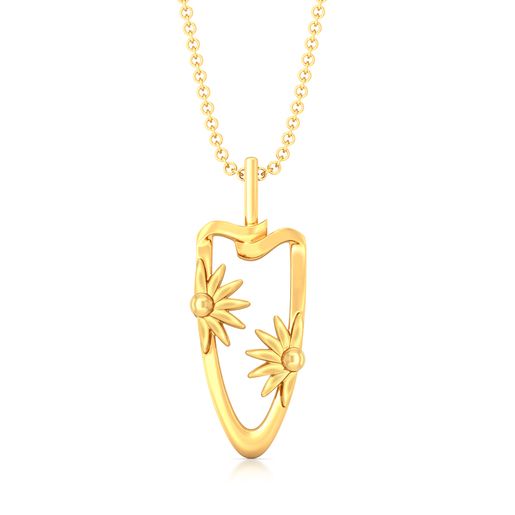 Pop of Sunshine Gold Pendants