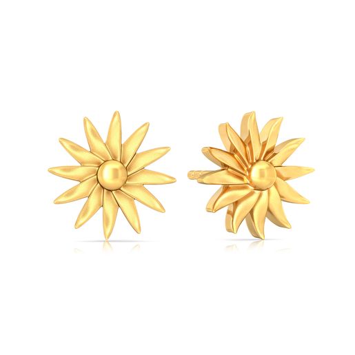 Pop of Sunshine Gold Earrings