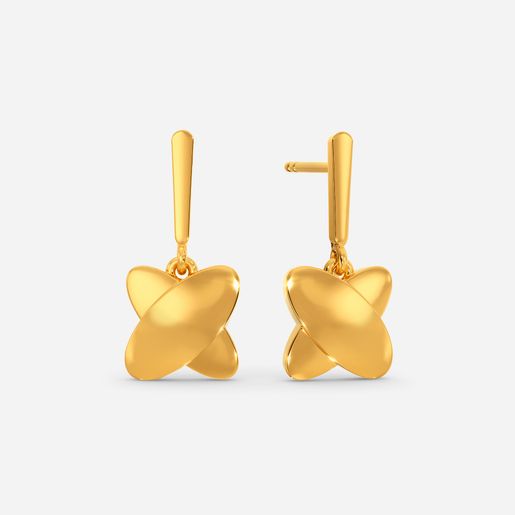 Eco Balance Gold Earrings