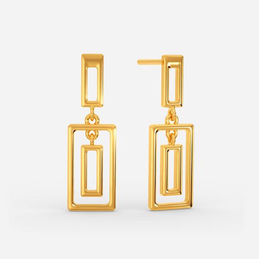 Unfold Sustainability Gold Earrings